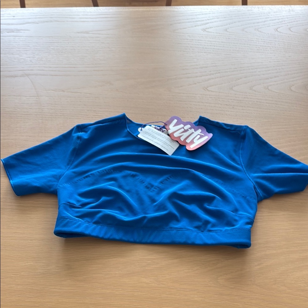 YITTY Blue Crop Top